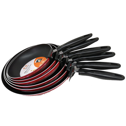 Aluminum Pan Non-Stick Frying Pan Double Bottom Pan Mini Pot with Big Handle Gas Stove Induction Cooker Universal Kitchen Supplies