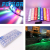 LED Module 2835 Car Motorcycle Battery Car Wheel Eyebrow Light Contour Lamp Waterproof White Light Red Green Blue Pink Bright