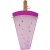 Summer plastic straw net red popsicle water cup lovely ice cream woman portable shoulder cup creative water bottle