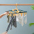 24 Clip Hanger Multi-Head Household Socks Underwear Drying Rack Foldable Windproof Drying Rack Plastic Multi-Head Drying Rack