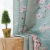 Pastoral American Curtain Living Room Bedroom Half Shade Floral Curtain Finished Sub-Cotton Linen Floor Window Flat Curtain Cloth