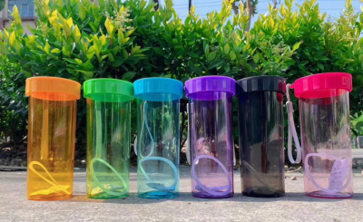 Plastic Cup Water Cup Plastic Water Cup Portable Drop-Resistant Creative Fashion Handy Cup Simple Male and Female Students Korean Style Small