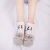 SocksWomen's Socks Spring and Summer Thin Low Top Socks Korean Cute Cartoon Cotton Socks Three-Dimensional Small Ears Soft Gi
