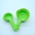 Baking Tools Plastic Bevel Measuring Cup 5-Piece Set with Scale Measuring Spoon Tool Set