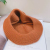 Japanese-Style Age-Reducing Sweet Double-Layer Knitted Wool Beret Autumn and Winter Soft Glutinous Artistic All-Match Shopping Pumpkin Hat Children