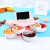 Tiktok Same Petal Rotating Fruit Box Candy Plate Household Living Room Dried Fruit Box Fruit Box Compartment with Lid Snack Solid Fruit Box