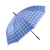 Umbrella Large Oversized Men's and Women's Plaid Sun Protection Umbrella Rain and Rain Dual-Use Three-Person Student Folding