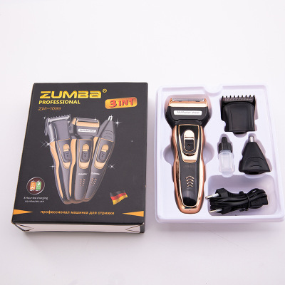 Waterproof Electric Shaver Multi-Functional Men's Razor Three-in-One Set Running Stall Products