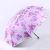 Umbrella Sunny and Rainy Dual-Use Three-Fold Folding Umbrella Sun Protection Sunshade Lady's Flower UV Protection Super Light Umbrella