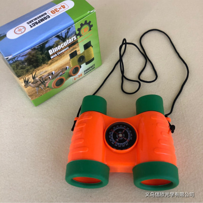 New DIY Binoculars Outdoor Toys Teaching Educational Toys Kids' Telescope A064 with Compass