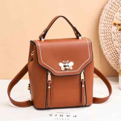 In Stock Wholesale Bags for Women 2020 New Autumn and Winter Fashion Tide Simple and Portable Cute Bee Super Pop Backpack
