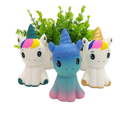 New Squid Pu Slow Rebound Beauty Unicorn Squishy Toys Children's Simulation Animal Model Toy