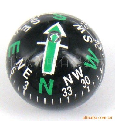 Factory Direct Sales New Spherical Three-Dimensional Compass 28 Ball Scale Plastic Compass North Needle Wholesale