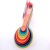 Factory Direct Sales Color Twelve-Piece Measuring Spoon Measuring Spoon Baking Tool Kitchen Gadget Paper Card