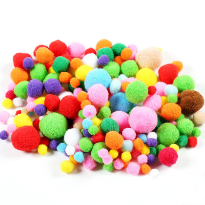 Factory Direct Sales DIY Handmade Color Plush Ball Clothing Accessories Dacron Ball Wholesale