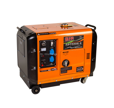  factory price Portable easy move 5kw silent diesel generator