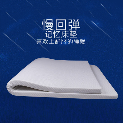 Memory Foam Low Resilience Mattress Folding High Density Sponge Cushion Dormitory Single Antibacterial Thin Chest Pad 5cm Thick Custom