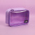 Portable Clear Square Cosmetic Bag Korean Ins Style Girl 2020 New Super Popular PVC Small Waterproof Wash Bag