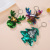 Amazon Hot Sale Sequined Unicorn Keychain Cartoon Christmas Car Key Pendant Gifts in Stock Wholesale