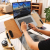 Laptop Desk Bed Wooden Foldable Adjustable Angle Multifunctional Lazy Desk Portable Bracket