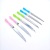 Plastic Handle Stainless-Steel Bread Knife Baking Tools Crystal Handle Bread Knife Cake Cutter Color Box 6pc