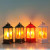 Santa Claus Retro Candlestick Led Storm Lantern Bar Creative Candle Lamp Decoration Small Night Lamp