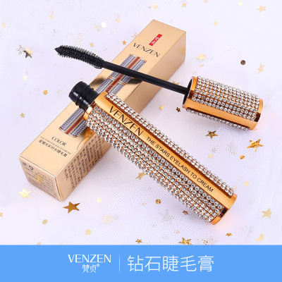 Fanzhen Diamond Mascara Waterproof Fiber Curling Thick Not Easy to Smudge Star Glory Long Lash Mascara Wholesale