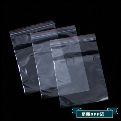 Transparent Ziplock Bag Food Sealed Bag PE Packing Sample Plastic Bag Sealing Packing Bag