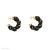 High Sense High-Key Dignified Woven Circle Leather Earrings Silver Needle 2020 New Trendy Earrings Long Retro Earrings
