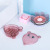 Ouke Crystal Series Creative Cartoon Shape Soap Dish Double-Layer Draining Soap Holder Soap Box with Lid Soap Dish