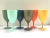 Factory Direct Sales 6-Piece Goblet Wine Glass Plastic Cup