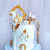 Manufacturer Acrylic Cake Decorative Insertion Flag Happy Birthday Baking Decoration Party Cake Decoration Plug-in
