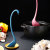 Ouke Swan with Tray Vertical Soup Spoon Cross-Border Creative Wheat Hot Selling Swan Soup Spoon Swan Tumbler