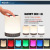 Amazon Hot Colorful Lighting Wireless Bluetooth Speaker Night Light Touch Audio