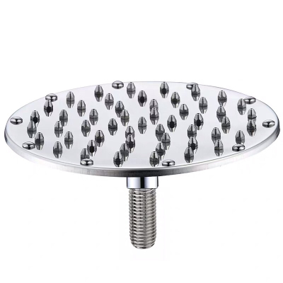 Bathroom Stainless Steel Shower Head Top Nozzle Accessories Hotel Bath Bath Shower Head Removable and Washable Large Single Head