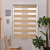 Simple Double-Layer Polyester Venetian Blind Office Bathroom Study Blackout Curtains Can Be Customized Finished Rolling Shutter