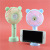 Handheld USB Mini Desktop Small Fan Creative Cartoon Portable Charging Fan Rechargeable Handheld Fan