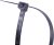 Extra Heavy Duty Cable 24 Inch 175 Pound Tensile Strength Wire & Cord Industrial Nylon Zip Tie UV Black