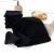 Black Microfiber Sports Towel Square Towel 