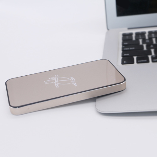 AliExpress Creative Logo Luminous Ultra-Thin Portable Power Source Bank Company Gift Power Bank