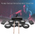 Hand Roll-up Drum Kit Silicone Portable Foldable Electronic Drum Disc with Three-Dimensional Pattern USB Stick