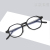 New Plain Glasses round Retro Myopia Glasses Frame Decorative Glasses for Women