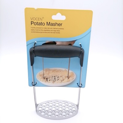 Amazon Potato Masher Manual Stainless Steel Crusher Mashed Potatoes Masher Kitchen Gadget Large