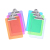 Wholesale A5 Plastic Tablet Clip Office Strong Butterfly Clip Transparent Folder Color Folder PS Pad