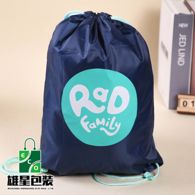Solid Currently Available Supply Polyester Drawstring Bag Custom Drawstring Backpack Bag Oxford Fabric Drawstring Bag Printed Logo