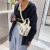 High Quality Bag Women's Bag New Lychee Pattern Portable Single Shoulder Bucket Bag Cute Cartoon Versatile Single Shoulder Messenger Bag