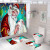 Factory Direct Sales Christmas New Hot Sale Cross-Border Amazon HD Digital Printing Waterproof Polyester Bathroom Shower Curtain