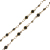 Copper Chain Rhinestone Zirconium-like Edging Chain Handmade Chain Edging Rice Chain