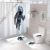 Graphic Customization 3D HD Digital Printing Mildew-Proof Waterproof Polyester Bathroom Shower Curtain