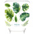 Cross-Border Amazon Hot Nordic Ins Green Plant Japanese Banana Leaf HD Digital Printing Waterproof Polyester Bathroom Shower Curtain